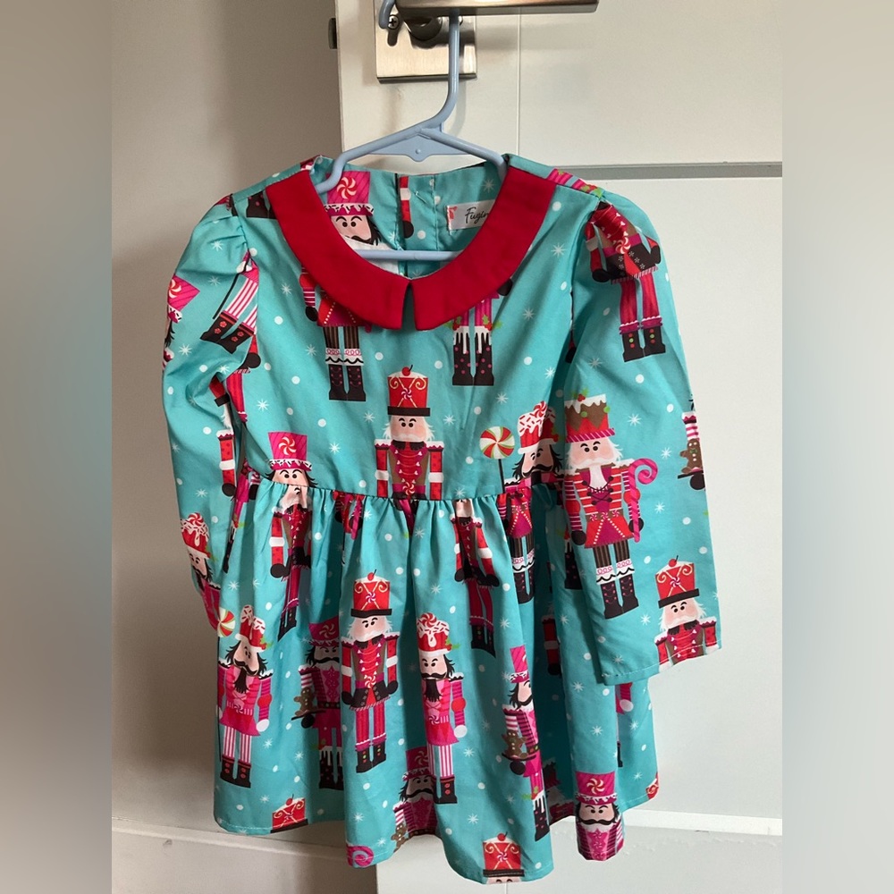 EUC size 100 Nutcracker Christmas dress